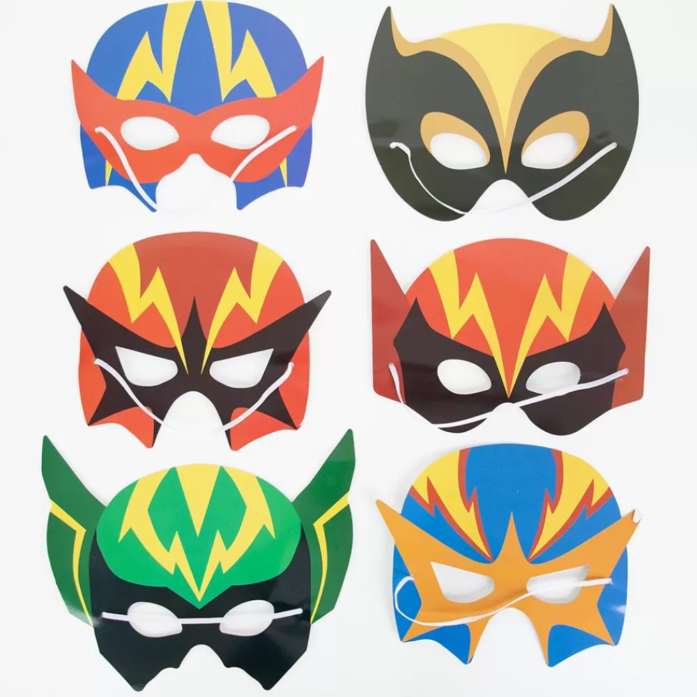 Playwrite 12 Masques Super Heros> Accessoires