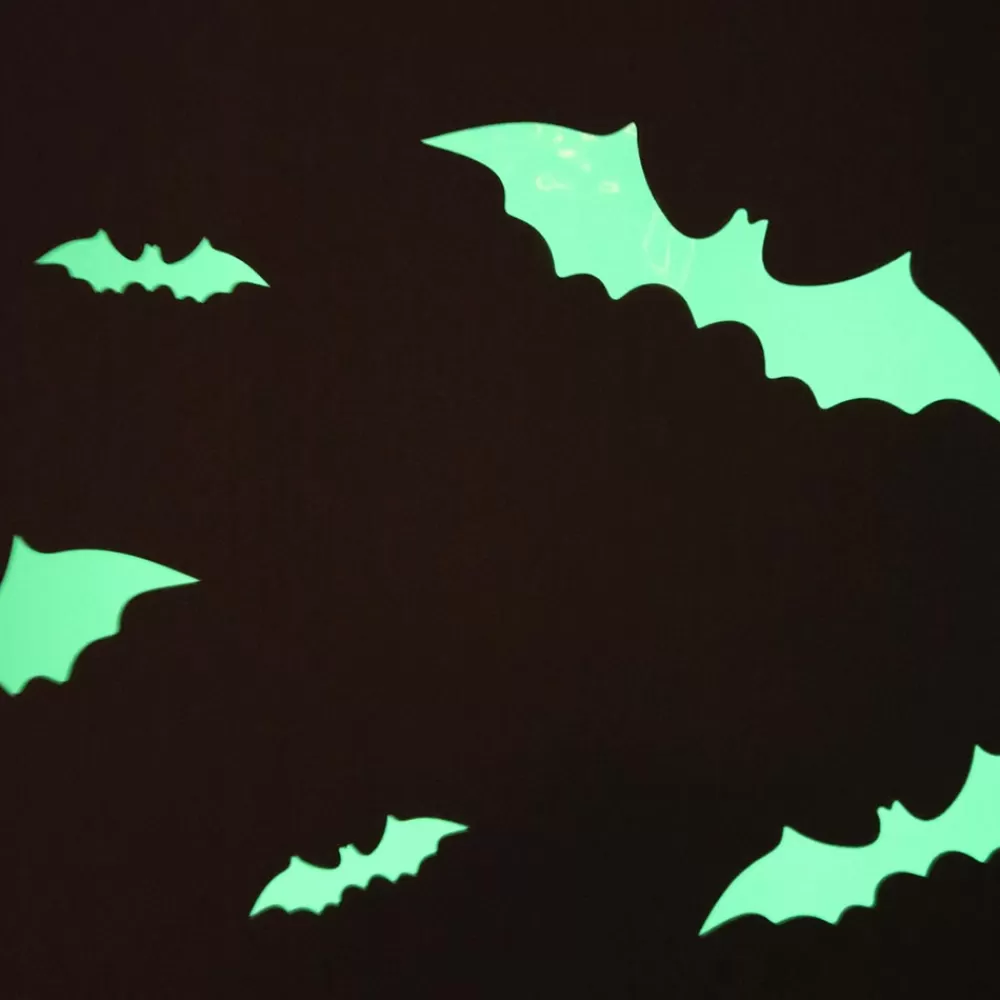 Arty Fêtes Factory 13 Stickers Chauve-Souris Phosphorescentes Halloween> Stickers Et Gommettes