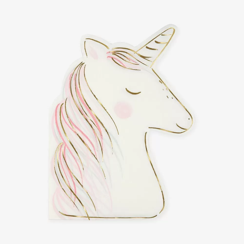 Meri Meri 16 Serviettes Douce Licorne