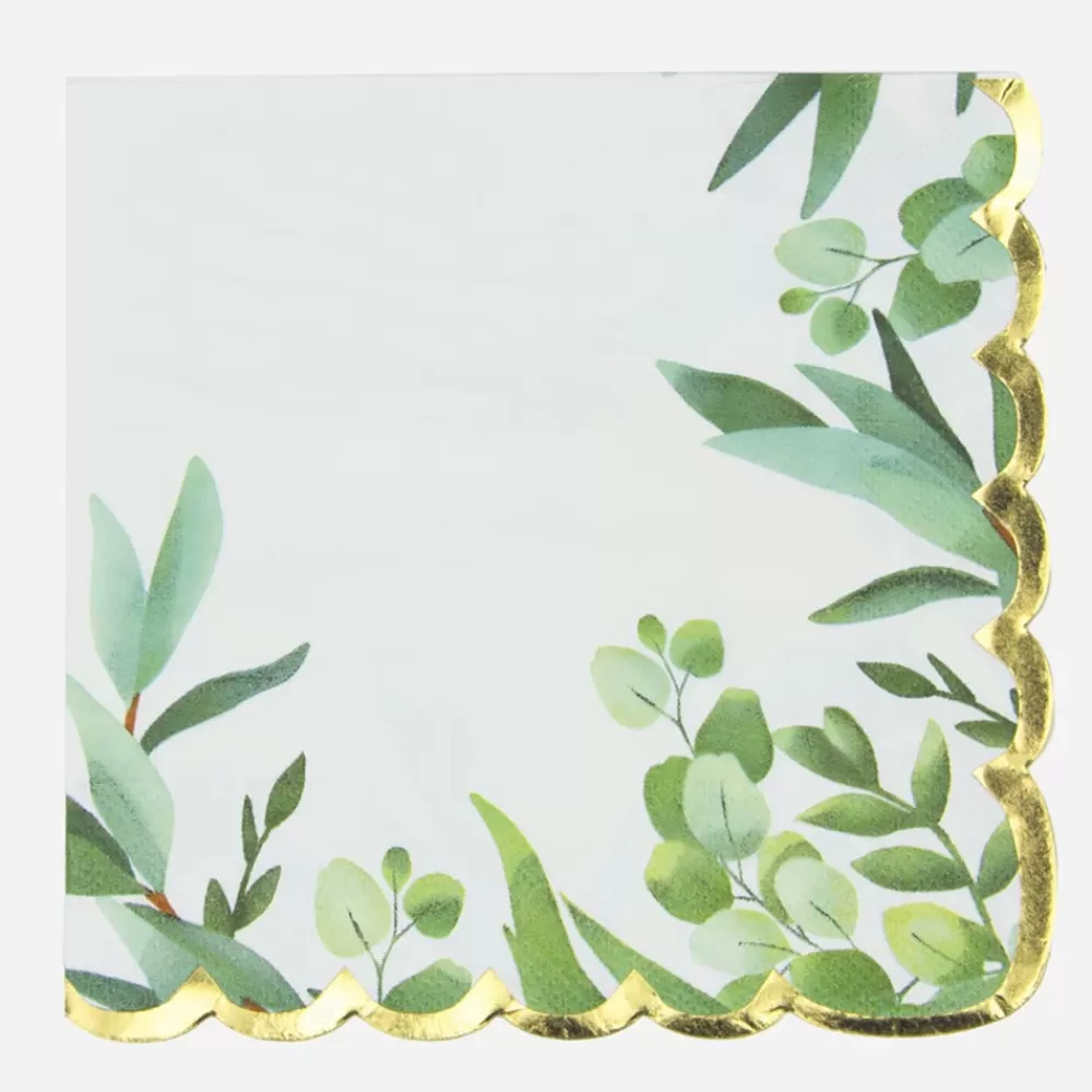 Party Pro 16 Serviettes Eucalyptus