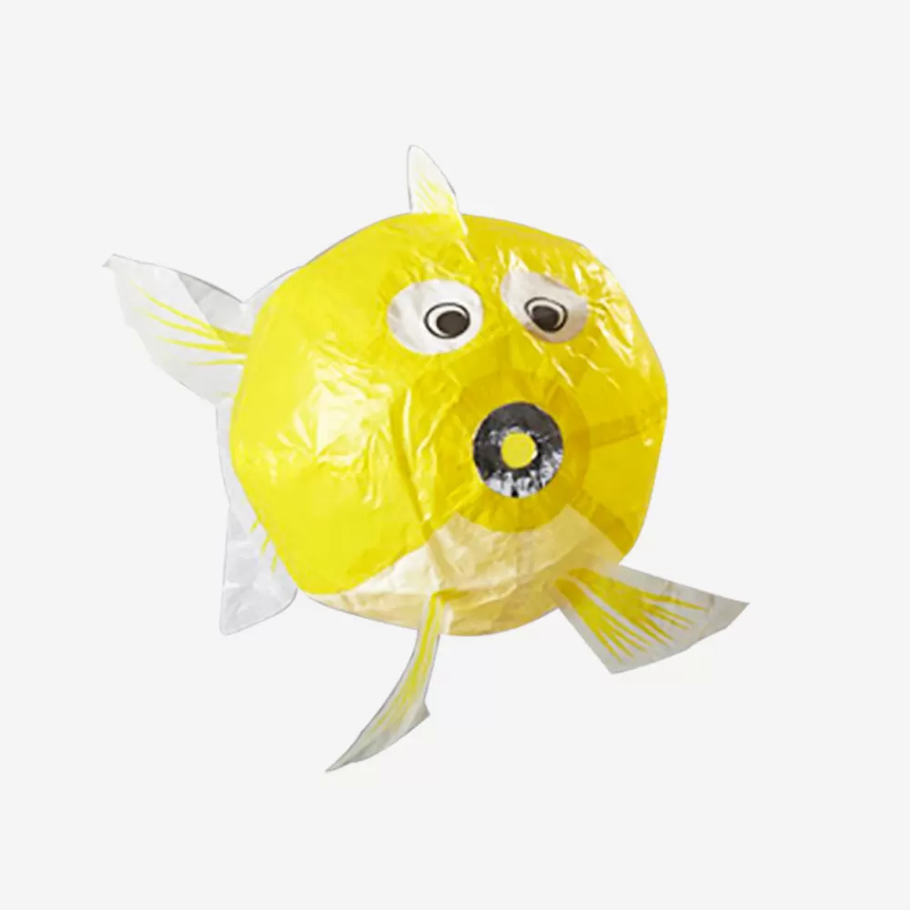 Petra Boase 1 Ballon En Papier : Kamifusen Poisson Jaune> Ballons De Baudruche À Motif