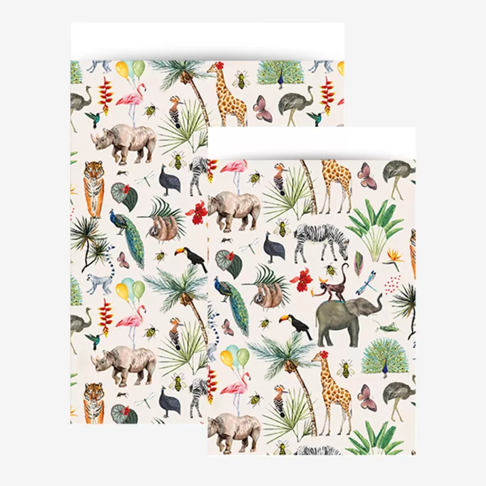 House of Products 1 Pochette En Papier Animaux De La Jungle> Pochettes Cadeaux