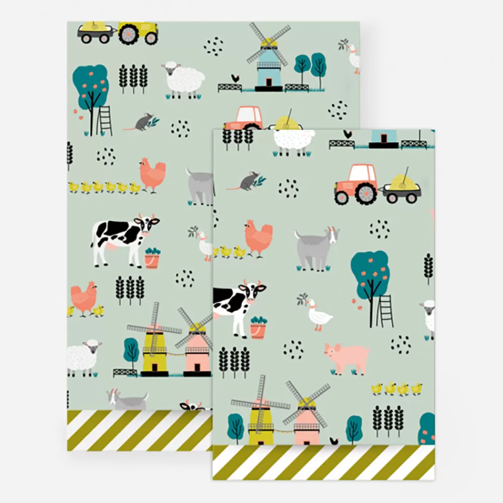 House of Products 1 Pochette En Papier Ferme Pistache> Pochettes Cadeaux