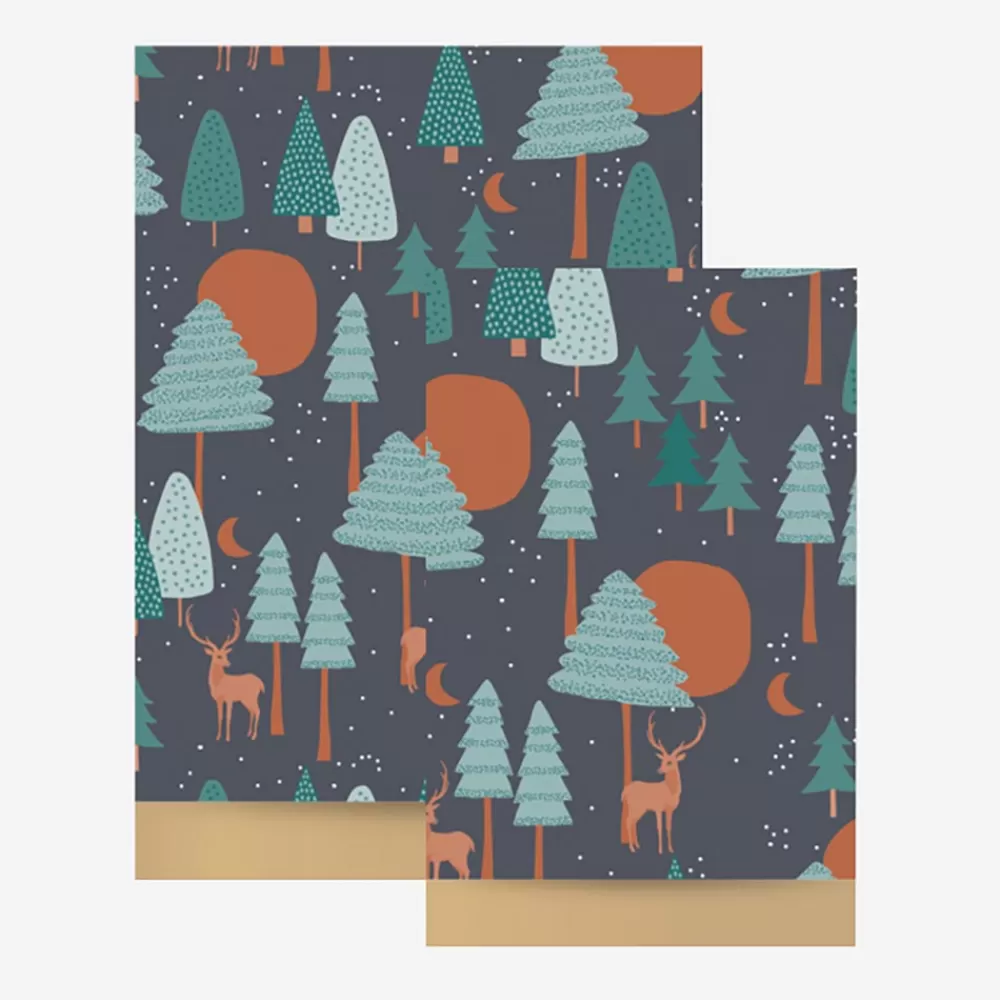 House of Products 1 Pochette En Papier Foret Enchantee> Pochettes Cadeaux