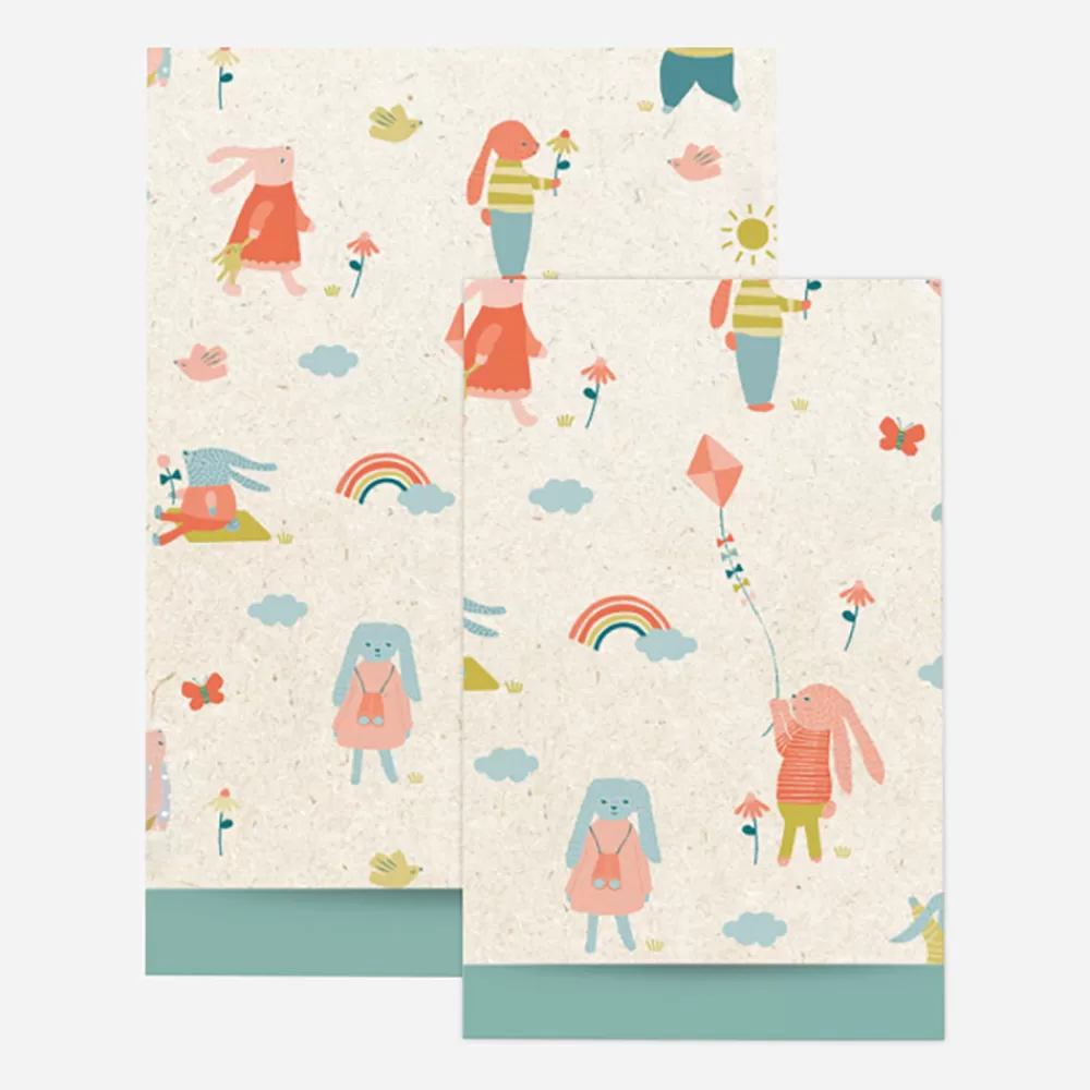 House of Products 1 Pochette En Papier Pastel Lapins> Pochettes Cadeaux