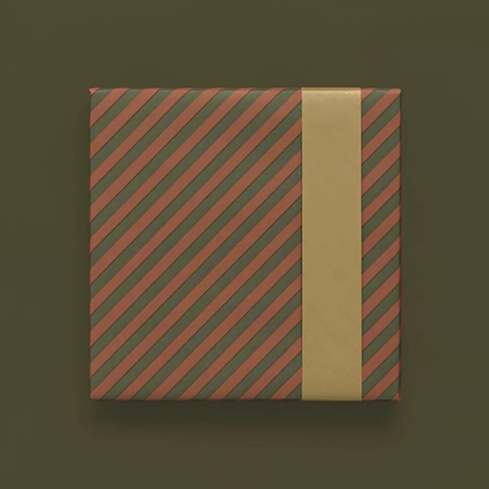 House of Products 1 Rouleau De Papier Cadeau Diagonales Cognac> Papier Cadeau