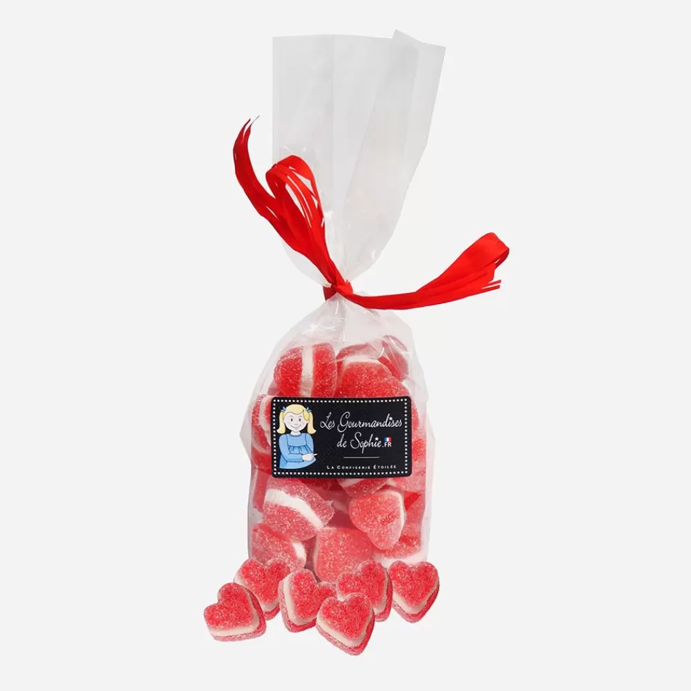 Les gourmandises de Sophie 1 Sachet De Coeurs Cerise