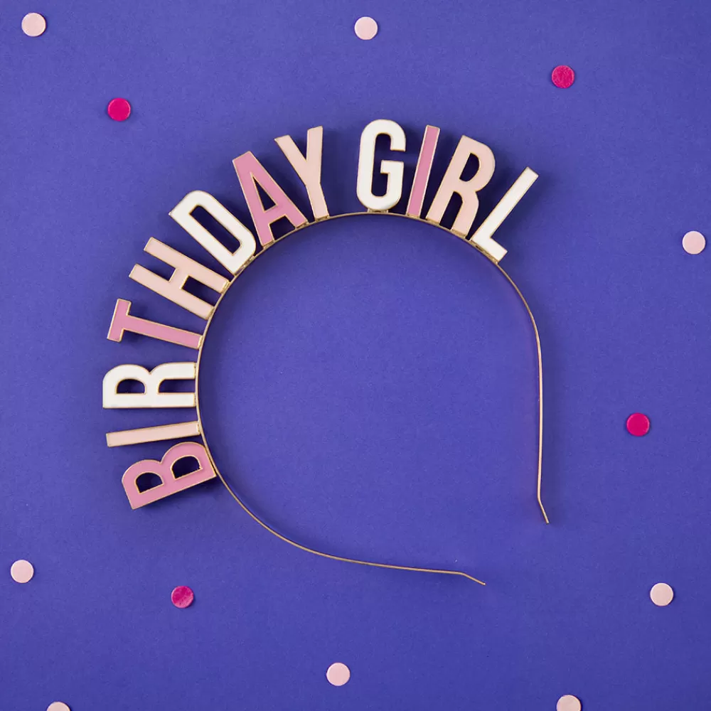 Party Deco 1 Serre-Tete Birthday Girl> Accessoires