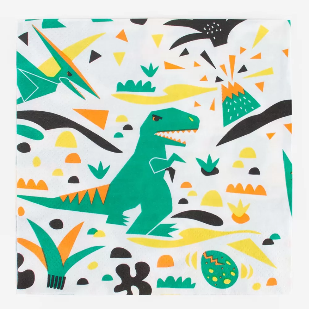 My Little Day 20 Serviettes - Dinosaures