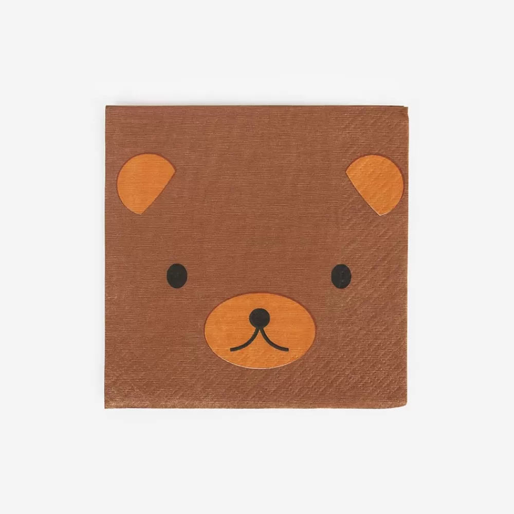 My Little Day 20 Serviettes Animaux De La Foret