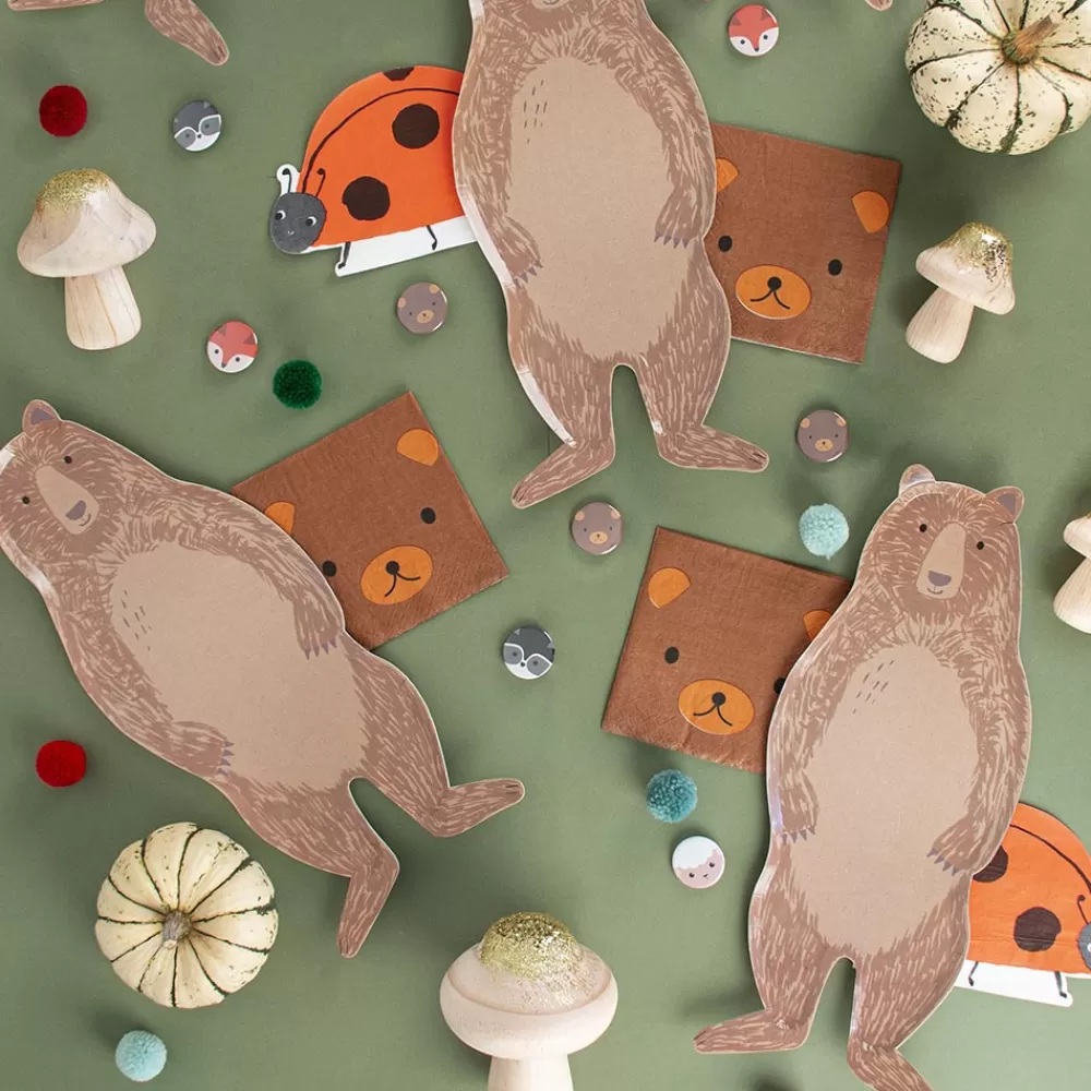 My Little Day 20 Serviettes Animaux De La Foret