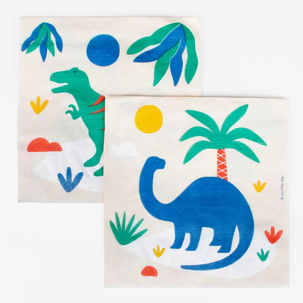 My Little Day 20 Serviettes Dino Jurassic