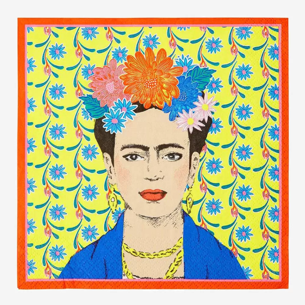 TalkingTables 20 Serviettes Frida Kahlo