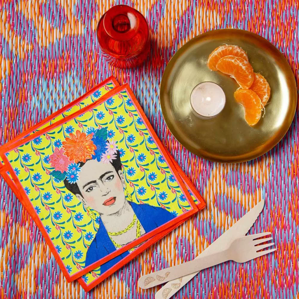 TalkingTables 20 Serviettes Frida Kahlo