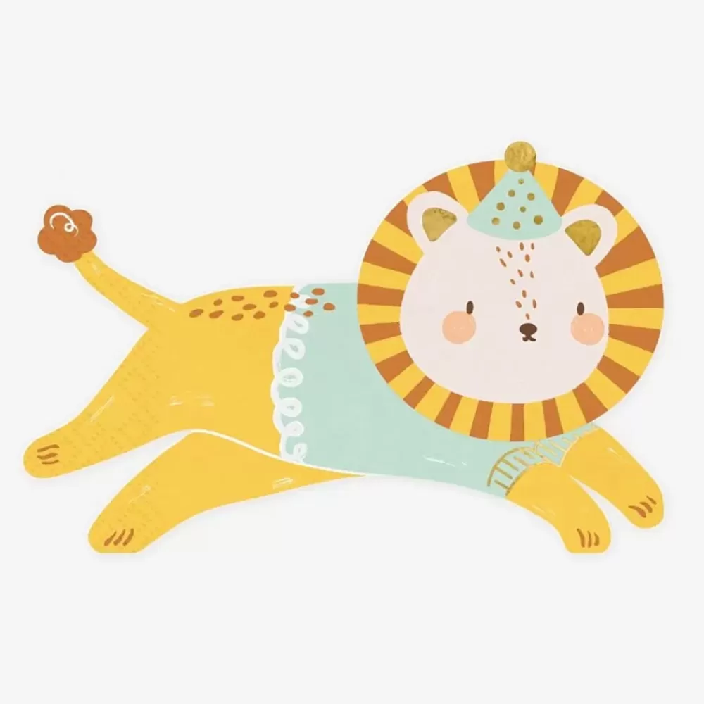 Party Deco 20 Serviettes Lion