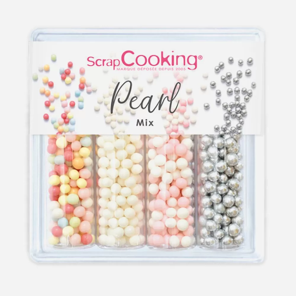 ScrapCooking 4 Tubes De Confettis Comestibles Perles