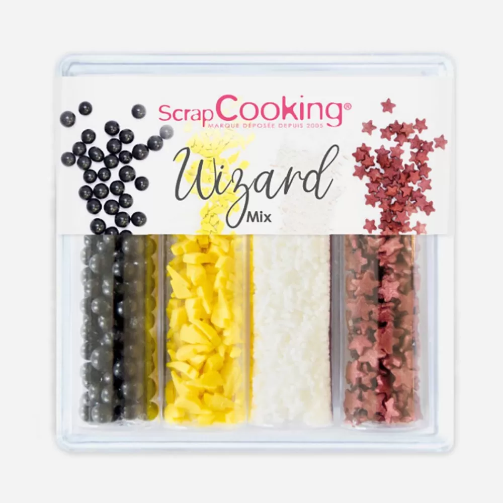 ScrapCooking 4 Tubes De Confettis Comestibles Sorcier