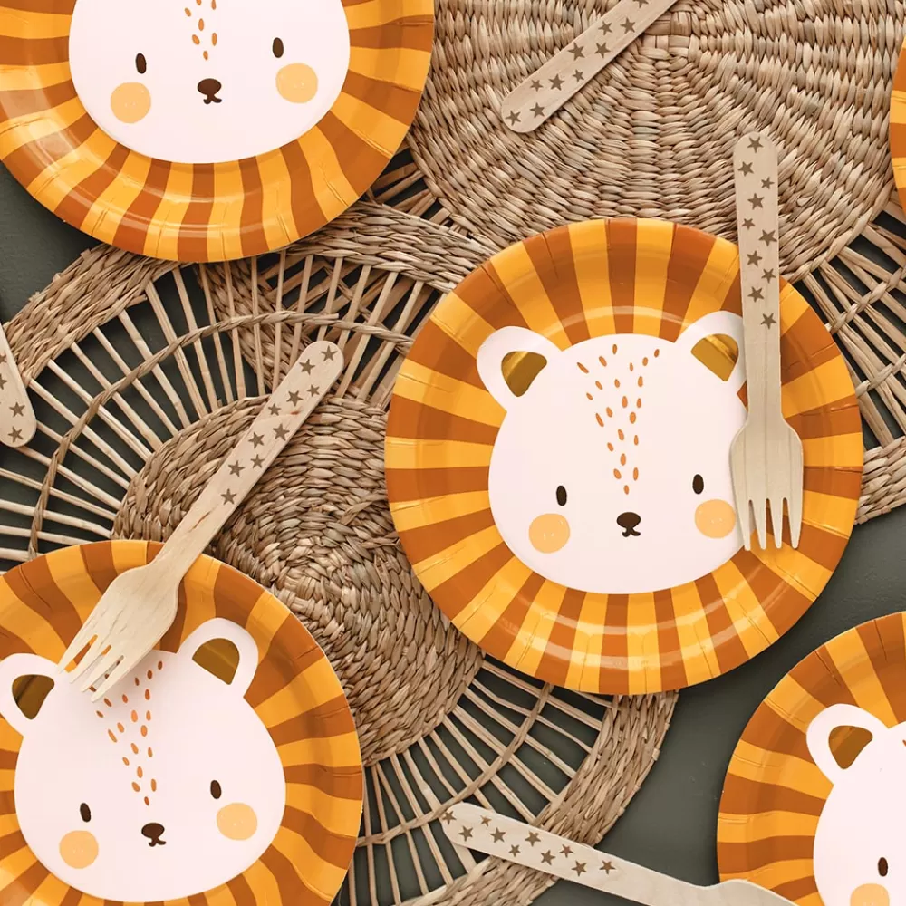 Party Deco 6 Assiettes Lion