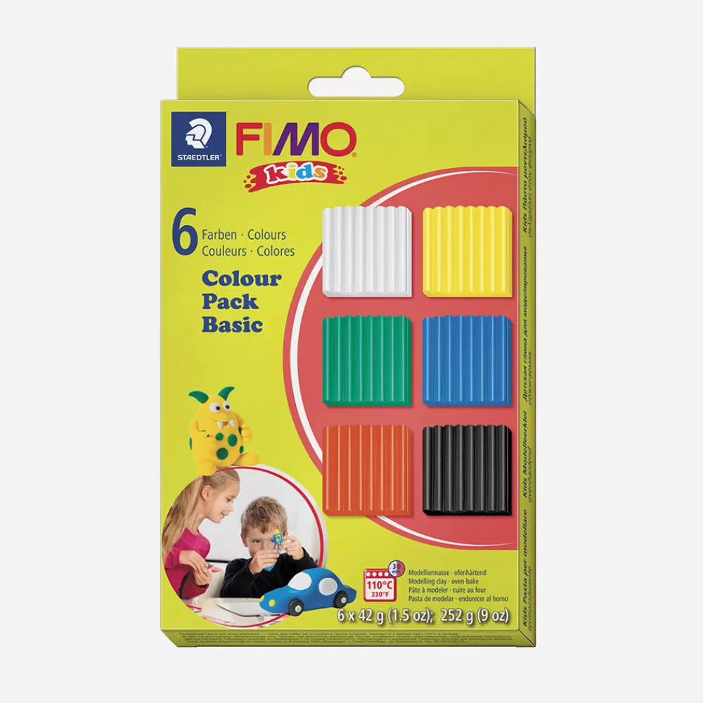 Graine Créative 6 Pates Fimo Multicolores