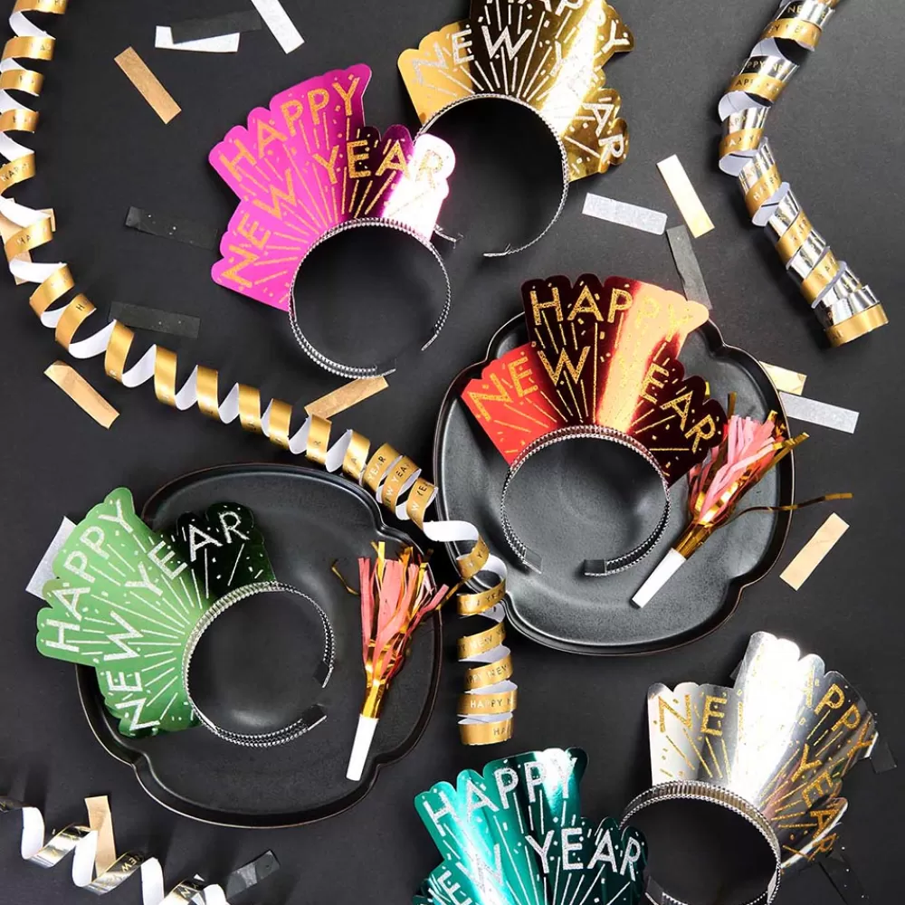 Rico Design 6 Serre-Tetes Happy New Year> Chapeaux Pointus