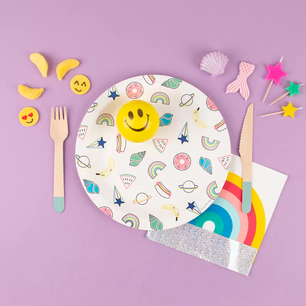 Creative Party 6 Toppers En Sucre - Emoji