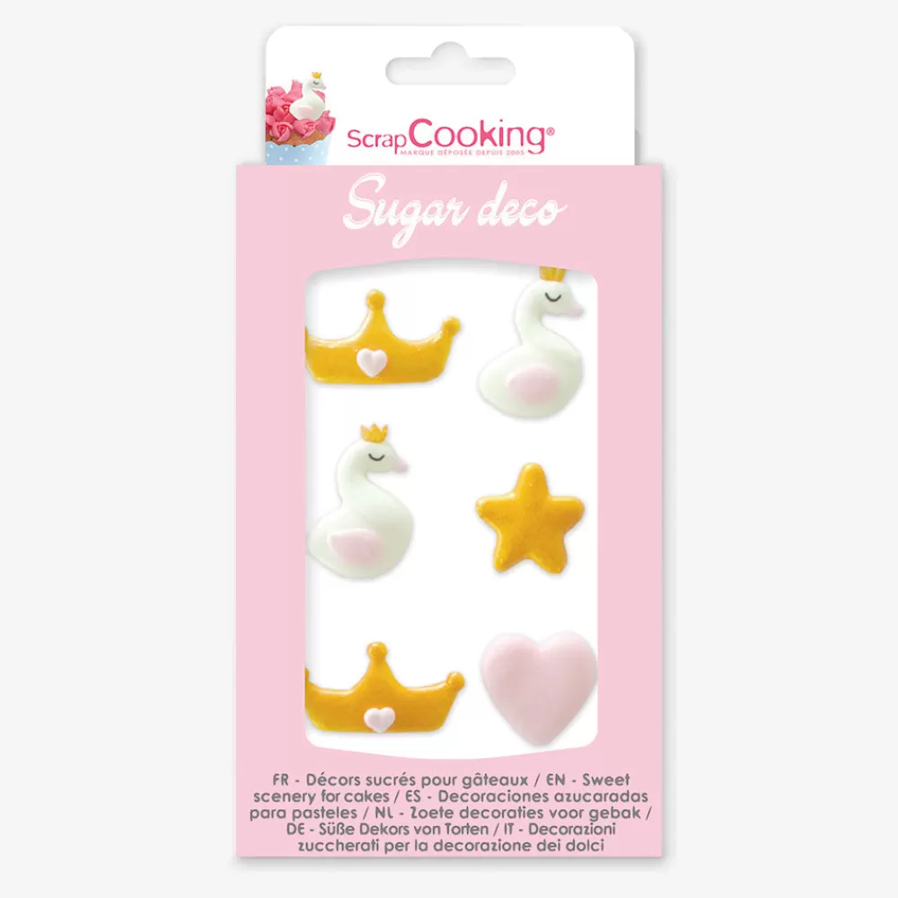 ScrapCooking 6 Toppers En Sucre Princesse