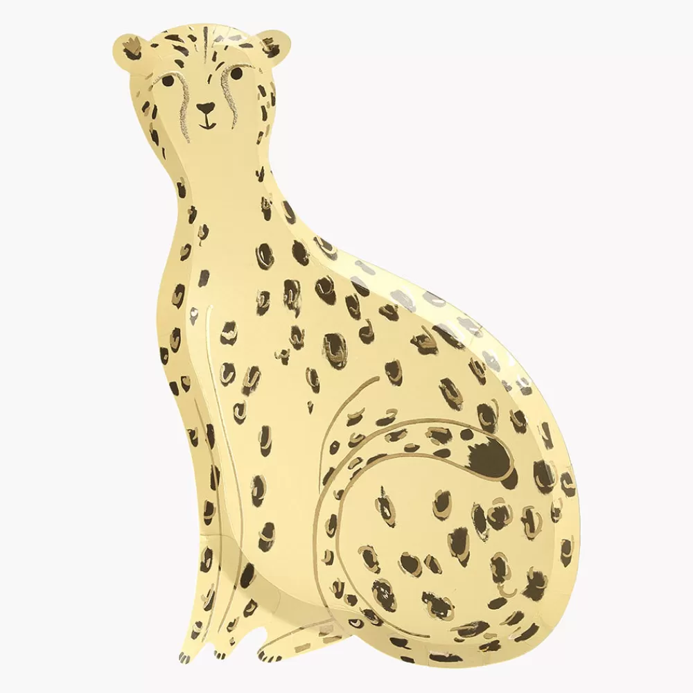 Meri Meri 8 Assiettes Guepard