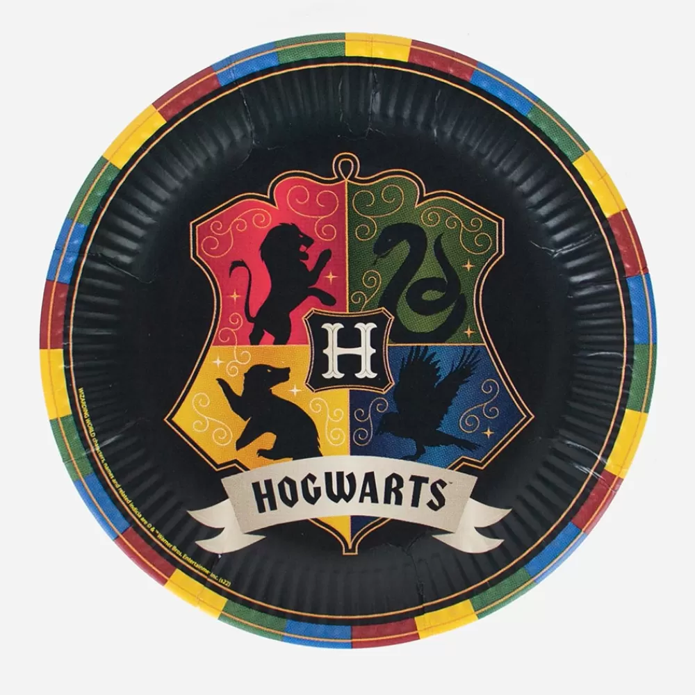 Amscan 8 Assiettes Harry Potter Poudlard