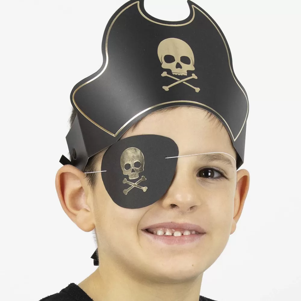 Party Pro 8 Cache-Oeil Pirate> Accessoires