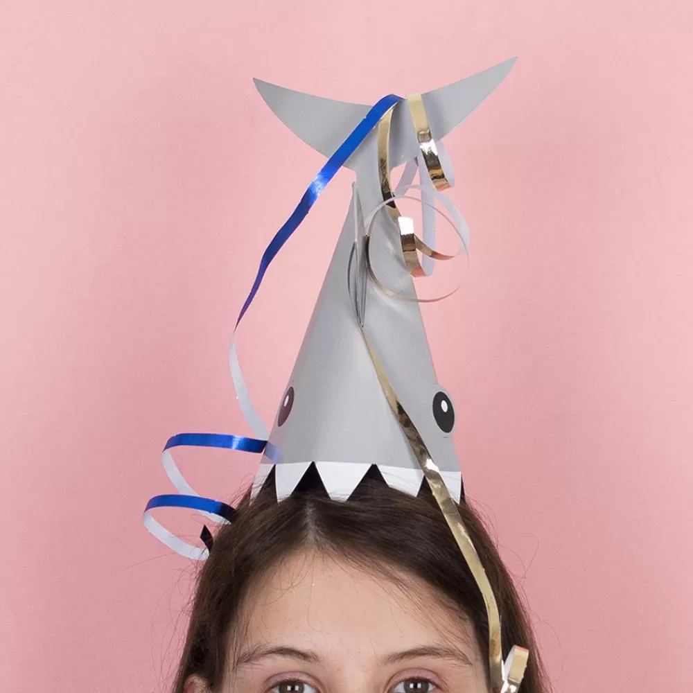 Creative Party 8 Chapeaux Pointus Requin> Chapeaux Pointus