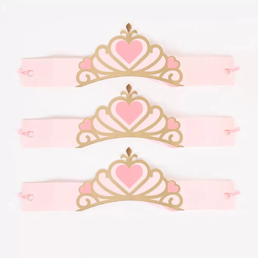 Party Pro 8 Diademes Princesse> Accessoires