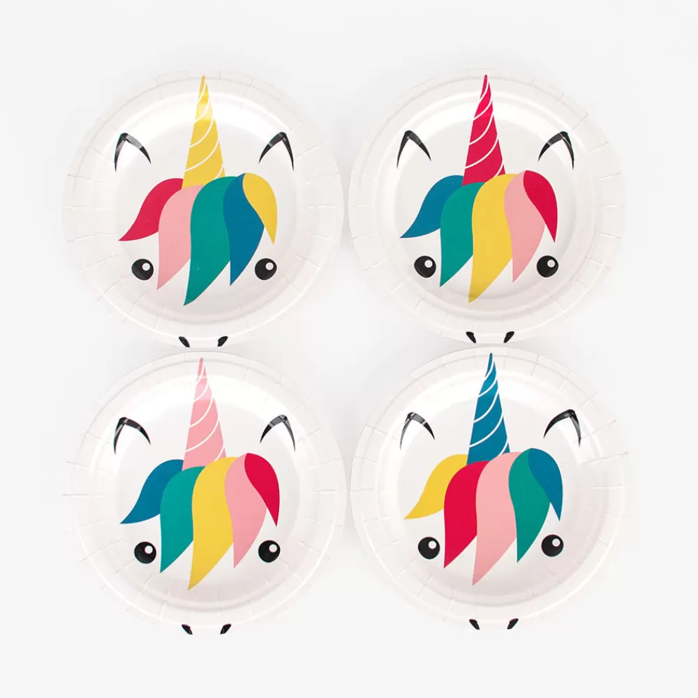 My Little Day 8 Petites Assiettes Licorne