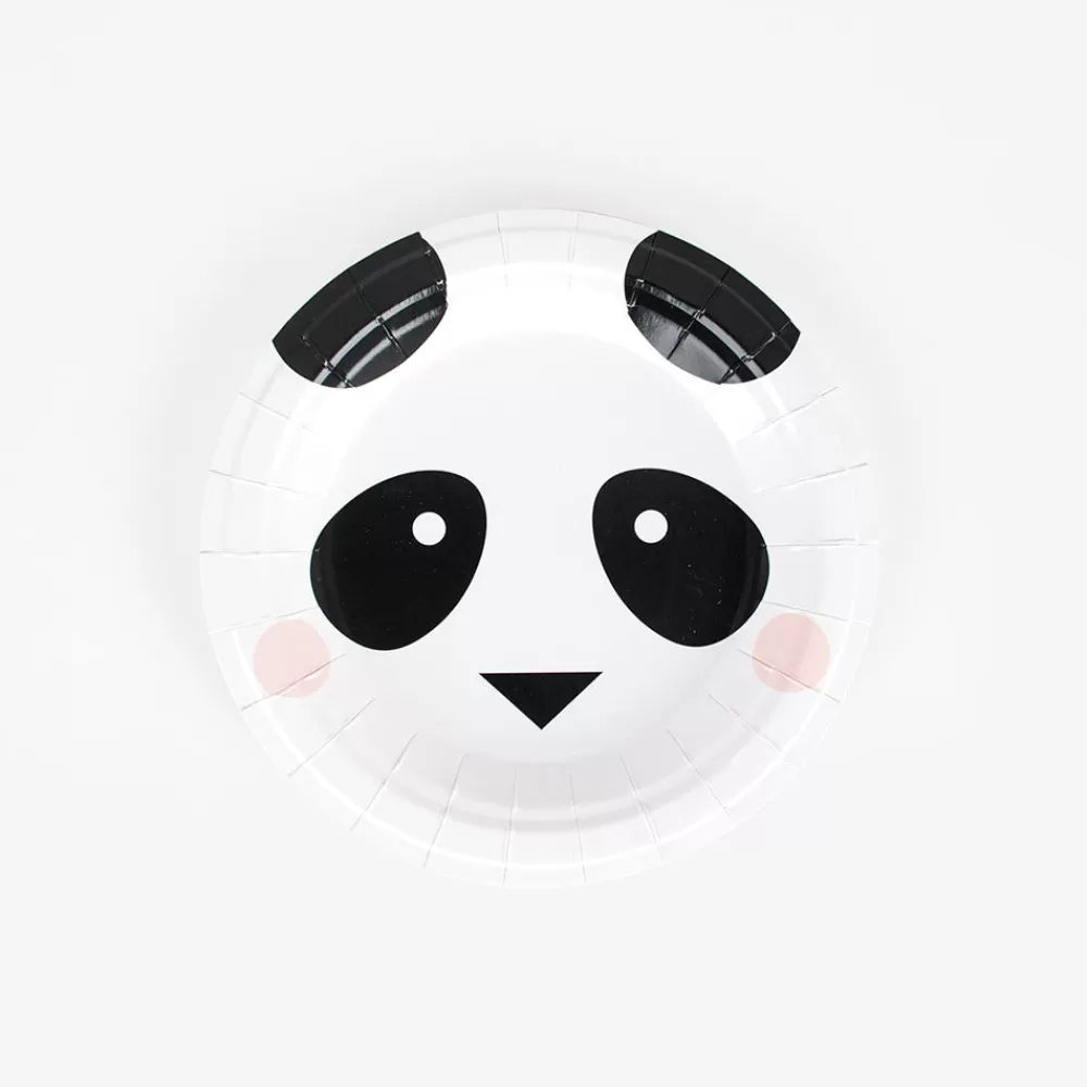 My Little Day 8 Petites Assiettes Panda