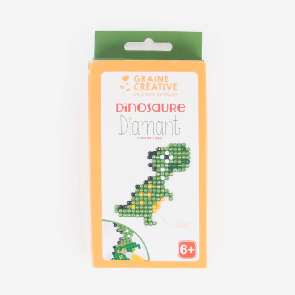 Graine Créative Activite : Diamant Mosaique Dinosaure