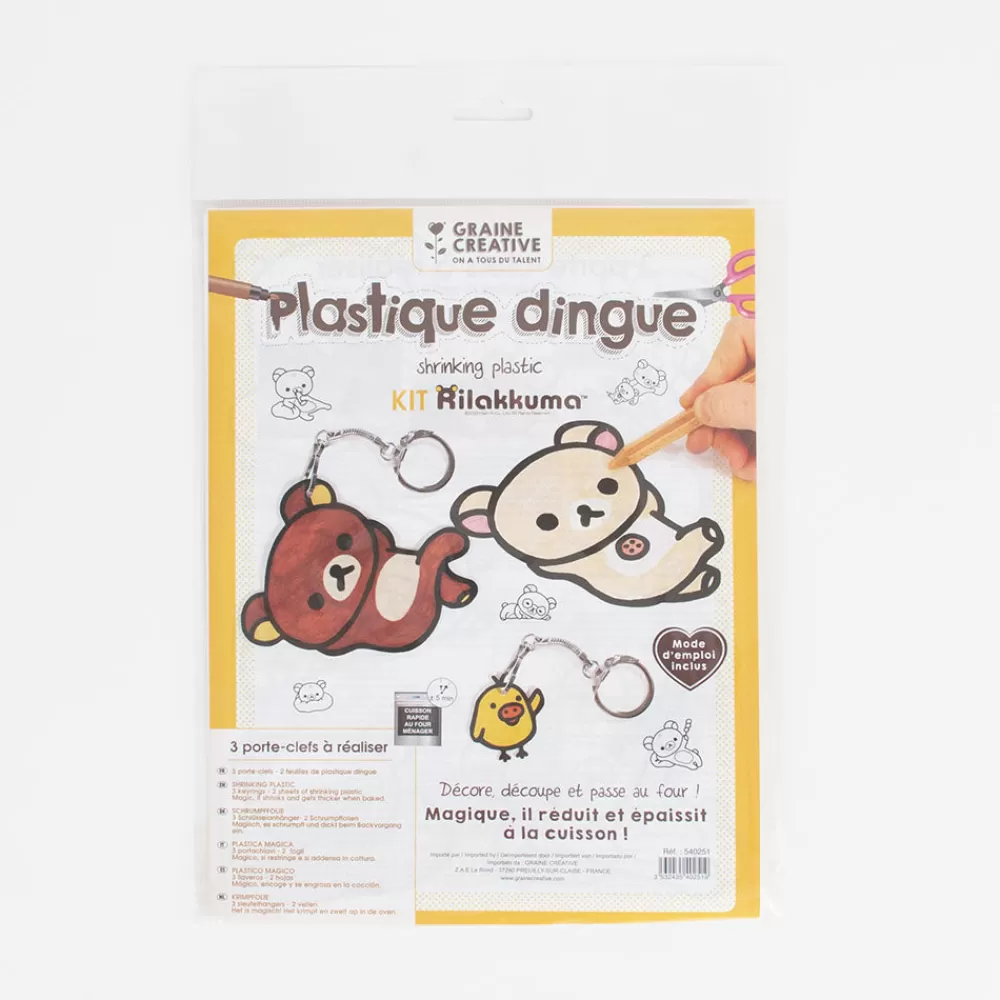 Graine Créative Activite : Plastique Magique Rilakkuma