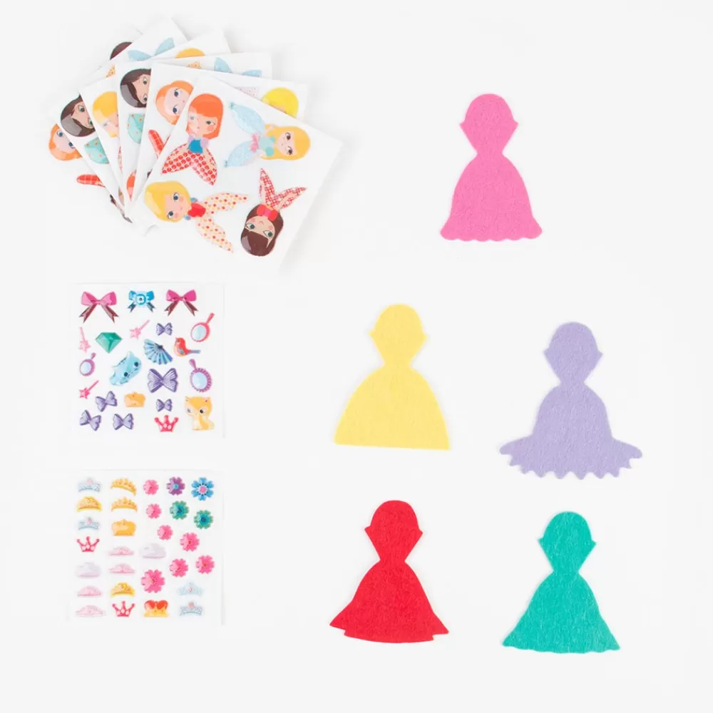 Djeco Activite Collage : J'Aime Les Princesses> Stickers Et Gommettes