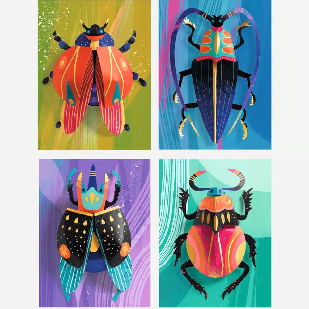 Djeco Activite Pliage Et Collage : Insectes