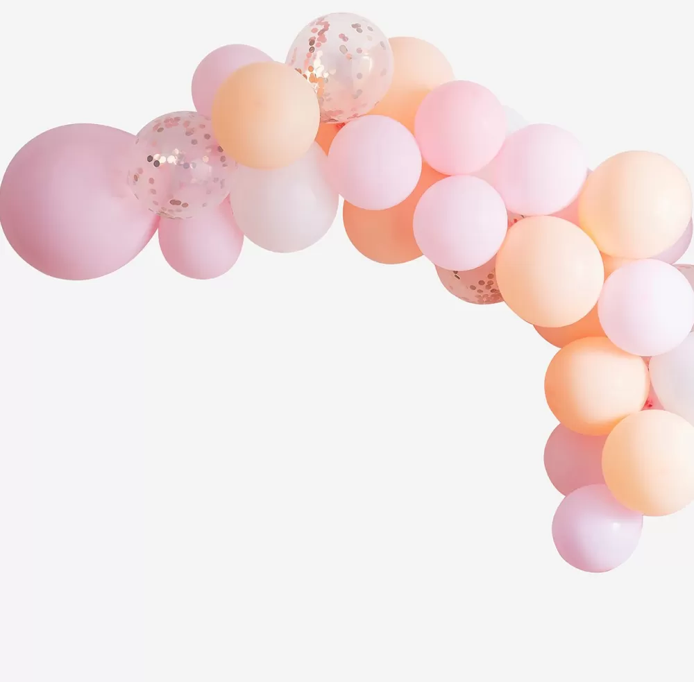 Ginger Ray Arche De Ballon : 60 Ballons Camaieu De Rose Clair> Ballons De Baudruche Unis