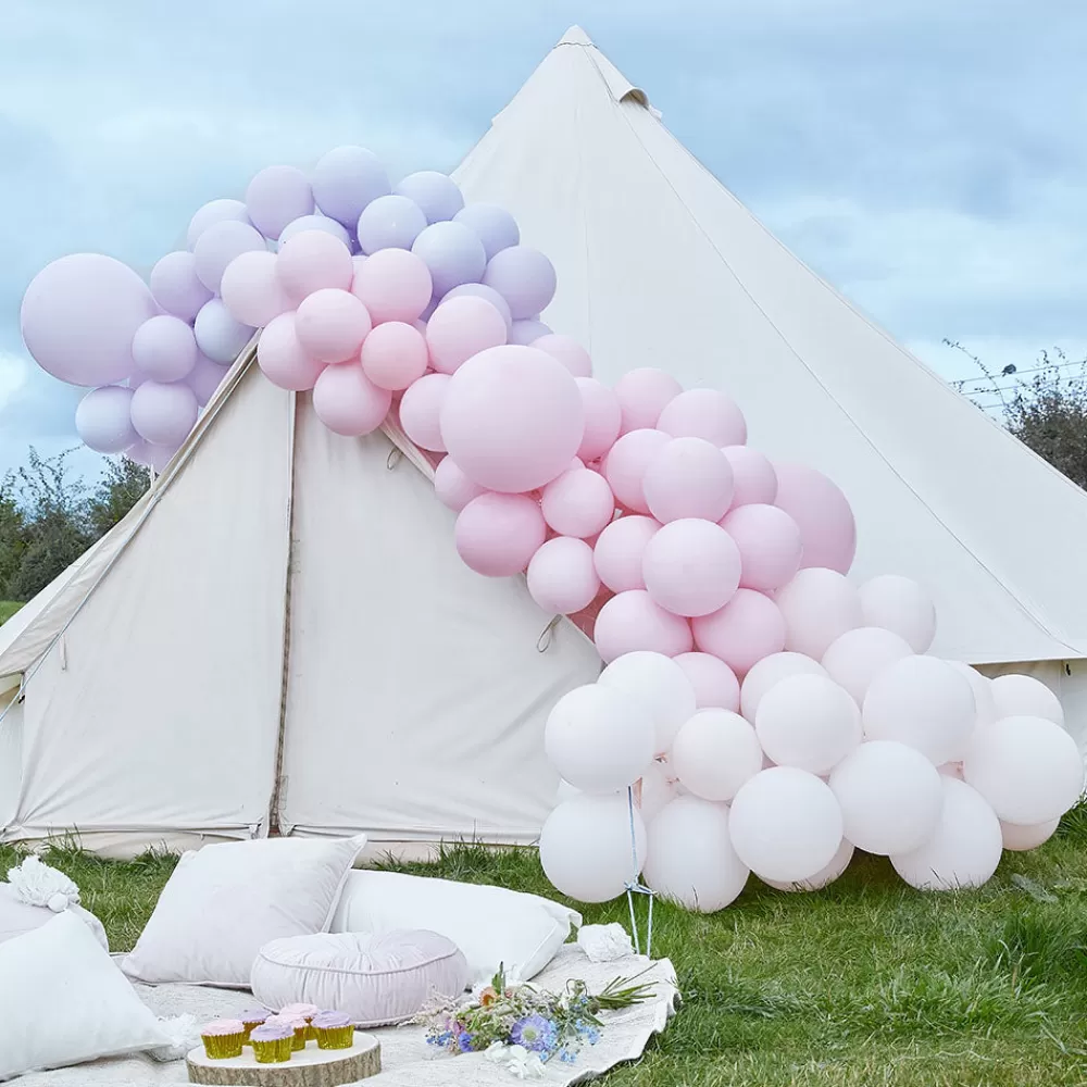 Ginger Ray Arche De Ballon Geante Mat Rose Et Mauve> Arche De Ballon