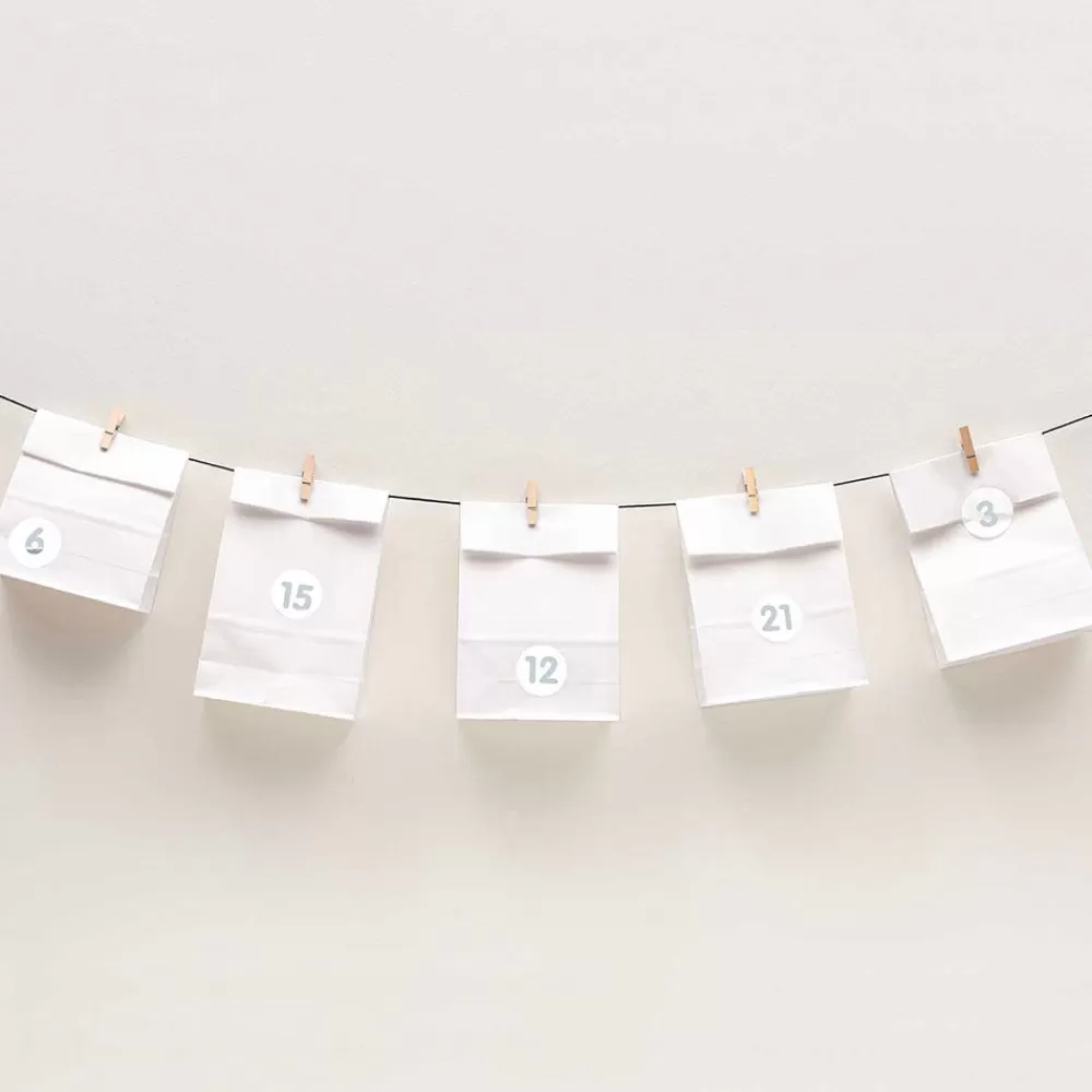 Rico Design Avent - Calendrier De L'Avent Blanc> Pochettes Cadeaux