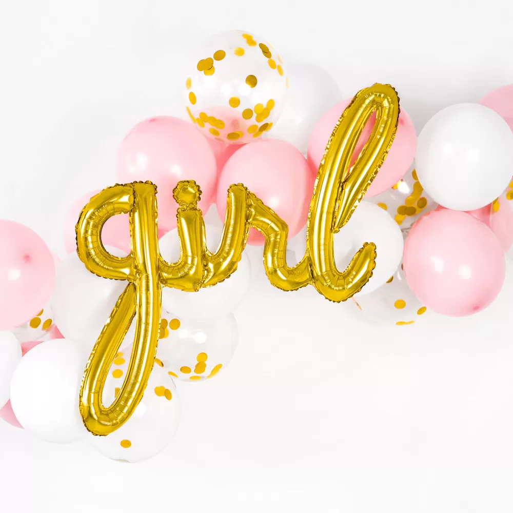 Party Deco Baby Shower - Ballon Lettre - Girl Dore> Ballons Lettre