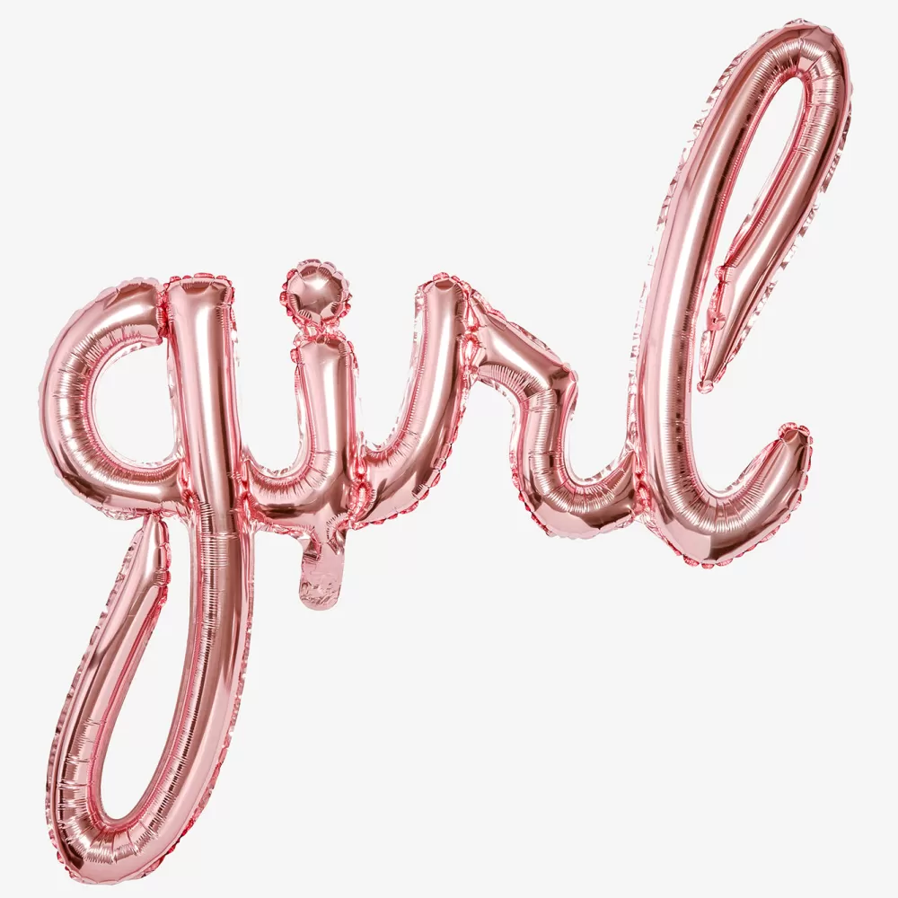 Party Deco Baby Shower - Ballon Lettre - Girl Rose Gold> Ballons Lettre