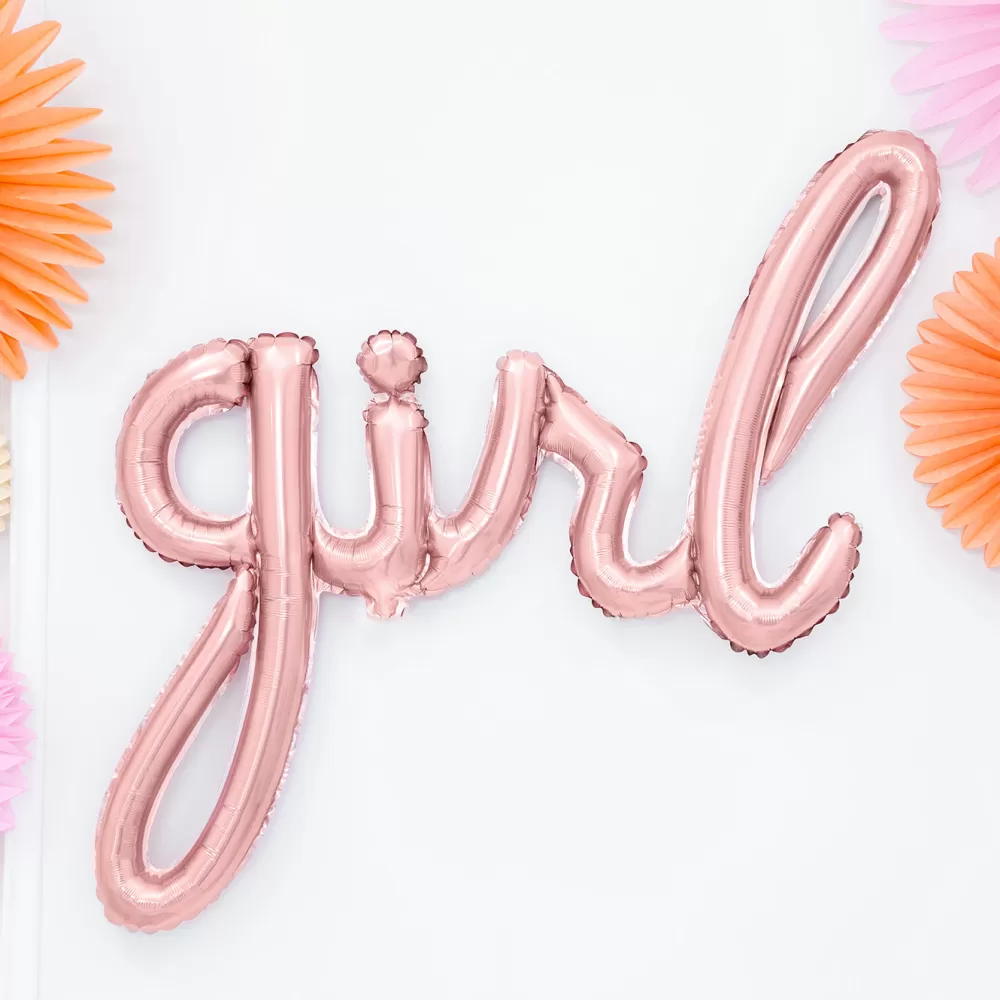 Party Deco Baby Shower - Ballon Lettre - Girl Rose Gold> Ballons Lettre