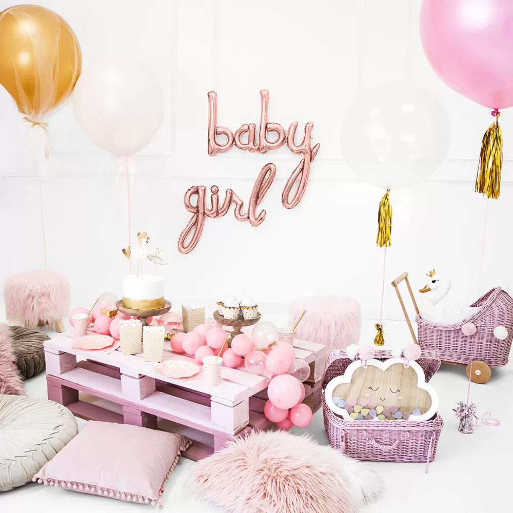 Party Deco Baby Shower - Ballon Lettre - Rose Gold> Ballons Lettre