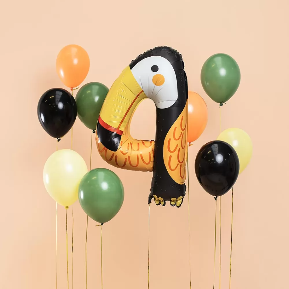 Party Deco Ballon Chiffre 4 Toucan> Ballons Chiffre