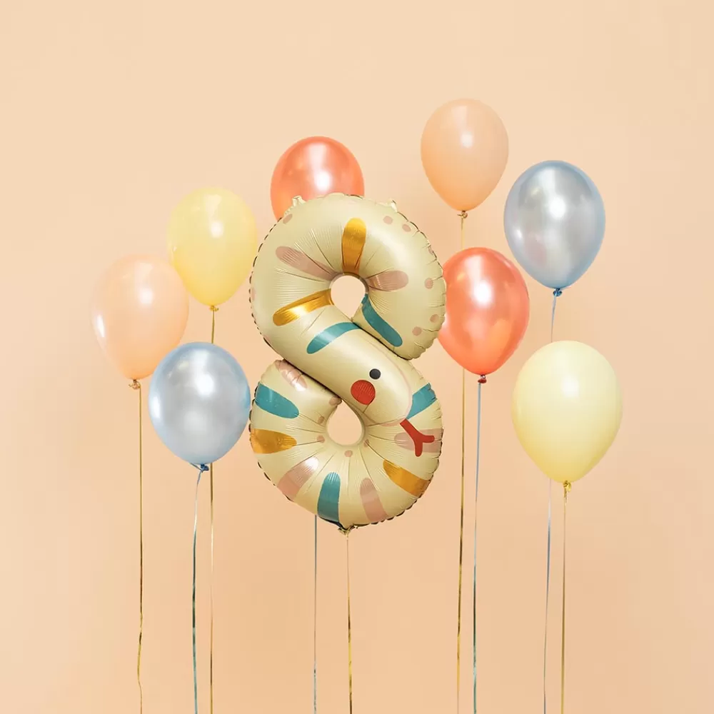 Party Deco Ballon Chiffre 8 Serpent> Ballons Chiffre