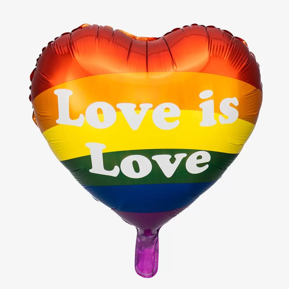 Party Deco Ballon Coeur Love Is Love> Ballons Helium À Forme