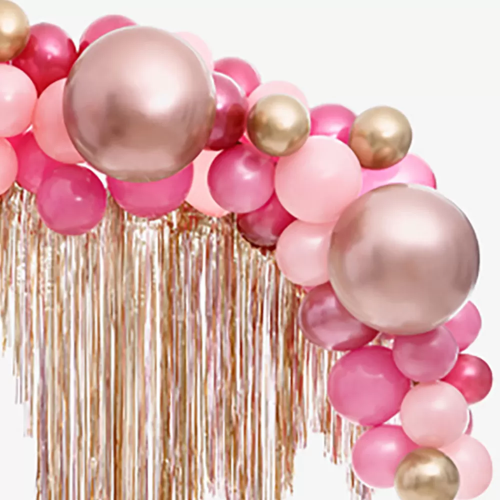 Party Deco Ballon De Baudruche : 1 Ballon Rond Chrome Rose (60Cm)> Ballons De Baudruche Unis