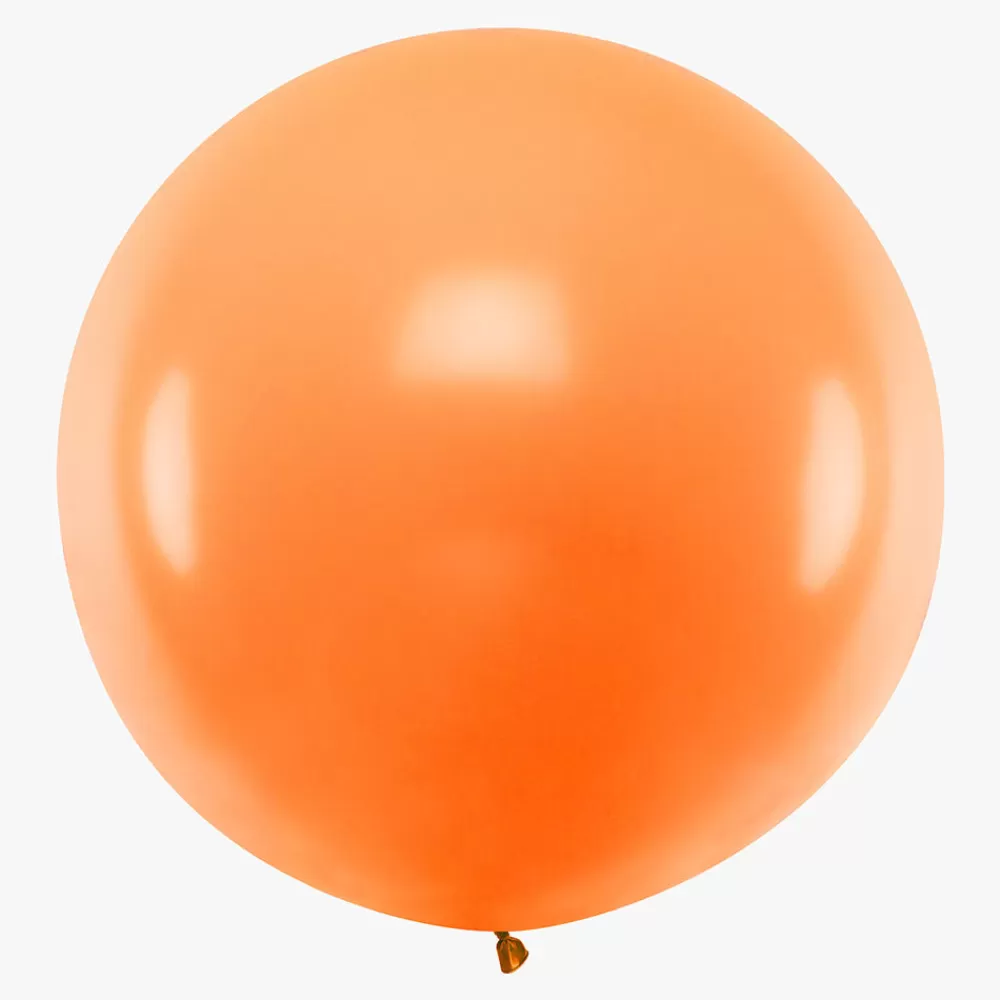 Party Deco Ballon De Baudruche Geant : 1 Ballon Orange> Ballons De Baudruche Unis