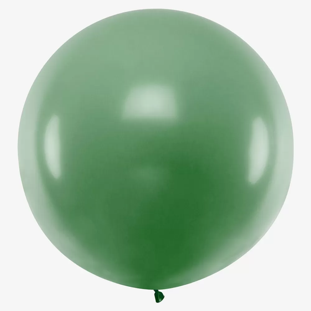 Party Deco Ballon De Baudruche Geant : 1 Ballon Vert Fonce> Ballons De Baudruche Unis